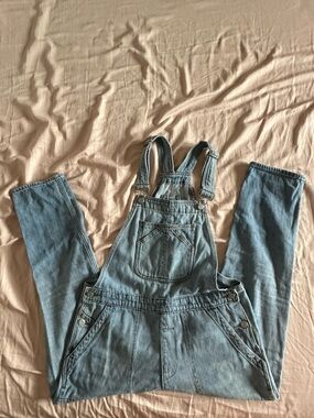 GAP Light Blue Denim Overalls - Bib Pocket Detail